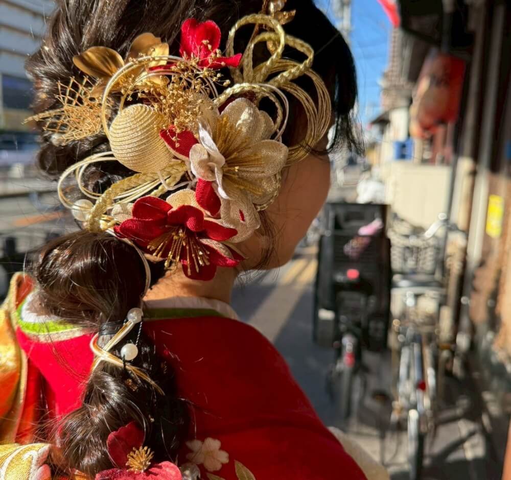 着物　ヘアセット