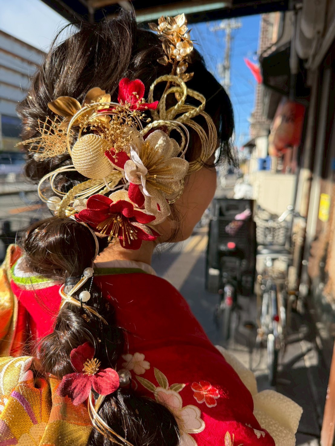成人式　ヘアセット